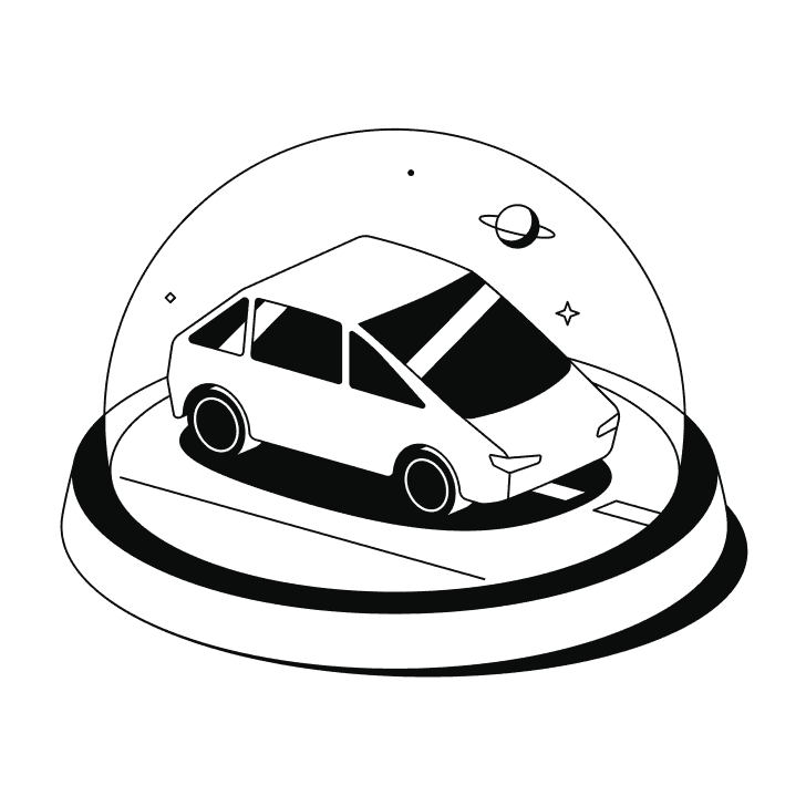 Auto insurance car icon