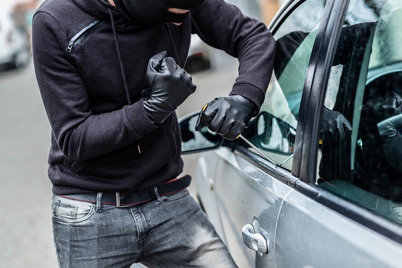 A car being stolen is covered by comprehensive auto insurance
